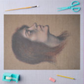 女性頭部の勉強(Evelyn De Morgan著) 薄葉紙 (クラフト)