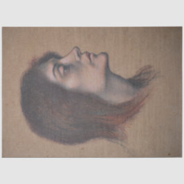 女性頭部の勉強(Evelyn De Morgan著) 薄葉紙