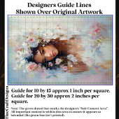 女性顔パステルフラワーズエテリアールCX6Lデコページ 薄葉紙