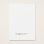 女性顔ブラックイヤリングジュエリー表示カード (裏面)