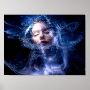 女性顔ラ絵画イト ポスター