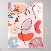 女性顔発現 ポスター (正面)