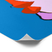 女性顔、キュービズム ポスター (角)