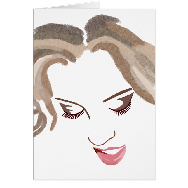 女性顔#2 (正面)