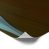 女性顔 | AIで生成されたアートワーク ポスター (角)