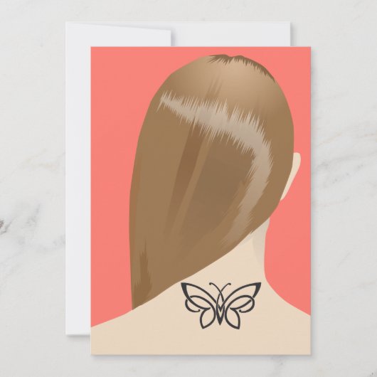 女性首タトゥーアートプリントNo 2/10 シーズンカード (正面)