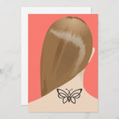 女性首タトゥーアートプリントNo 2/10 シーズンカード (正面/裏面)