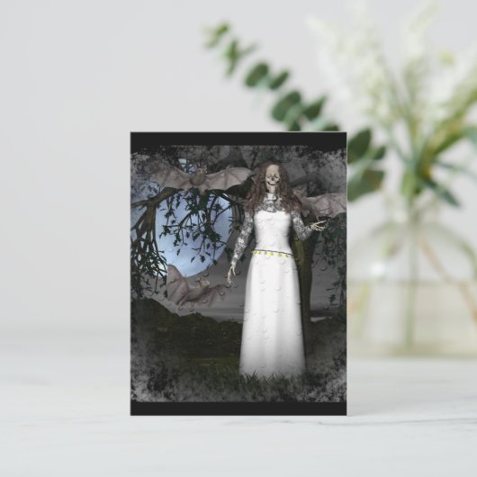 女性騎士 ポストカード (スタンド正面)