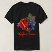 女性骨髄線維症認識度VNeck Tシャツ (デザイン正面)