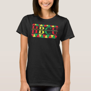 女性黒人歴史子供向けHbcuアパレ男性へル Tシャツ