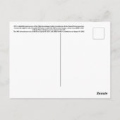 女性100歳への参政権の勝利の国旗の投票 ポストカード (裏面)