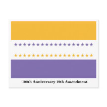 女性100歳への参政権の勝利の国旗の投票