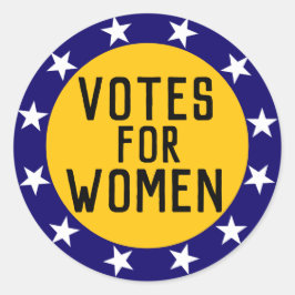 女性12スターの歴史選挙投票 ラウンドシール