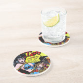 女性17ヴィンテージ漫画本のマットの幻影のパン屋 コースター (側面)