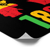 女性1865アフ祝リカアメリカ自由日 ポスター (角)