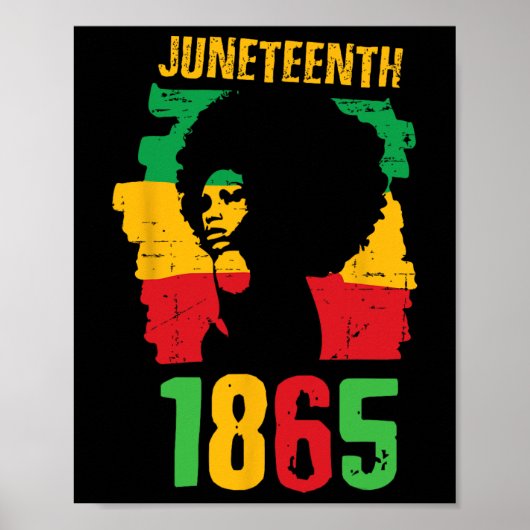 女性1865アフ祝リカアメリカ自由日 ポスター (正面)