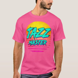 女性1980年代レトロジャズマスター Tシャツ
