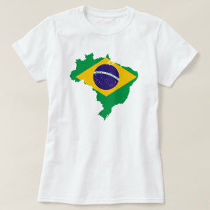 女性3のためのブラジル Tシャツ