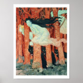 女性3人と狼3人(w/c) ポスター (正面)