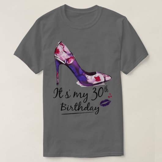 女性30歳の私の30歳の誕生日の女性Gi Tシャツ (デザイン正面)