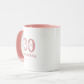 女性30歳の誕生日名入りマグカップ マグカップ (正面左)