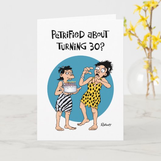 女性30歳の誕生日 カード (黄色い花)