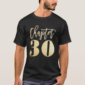 女性30歳の誕生日CHAPTER 30 Fabulous ガーリー Thi Tシャツ