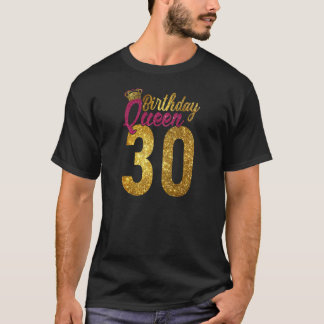 女性30歳1992年30歳の誕生日クイーンDiamo Tシャツ