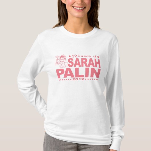 女性4のPalinの2012年のワイシャツ Tシャツ (正面)