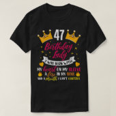 女性47歳の誕生日レディーギフト47歳の女性 Tシャツ (デザイン正面)