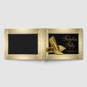 女性50thバースデーパーティーゲストブック ゲストブック (全面)