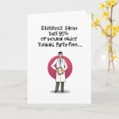 女性55楽しむ番目の誕生日カード カード (黄色い花)