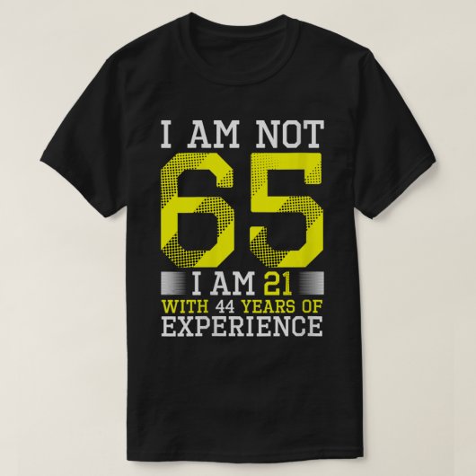 女性65位の誕生日男性女性65歳のギフトVN Tシャツ (デザイン正面)