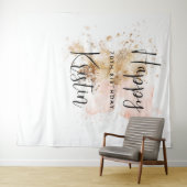 女性70誕生日フォトブース背景 タペストリー (インサイチュ(横))