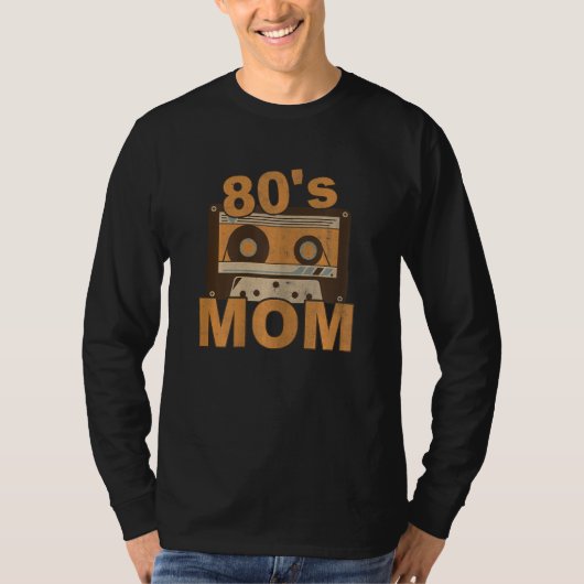 女性80年代ママ80年代1980年代ノスタルジア80年代Vi用 Tシャツ (正面)