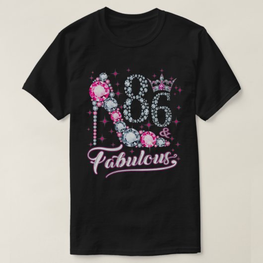 女性86と素晴らしい1935 86番目の誕生日ギフトT Tシャツ (デザイン正面)