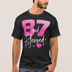 女性87と87賛美章古いギフト87 Tシャツ