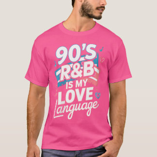 女性90のRbは私の愛の言語 – 90S Rb Mus Tシャツ
