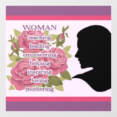 女性 ウィンドウサイン (シート)