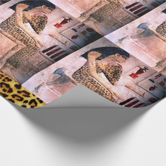 女性/エレガントファッション&アンティークエジプトの美しい ラッピングペーパー (角)