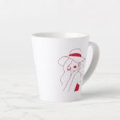 女性 カフェラテマグ (右アングル)