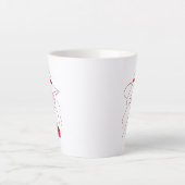 女性 カフェラテマグ (正面)