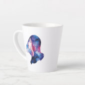 女性 カフェラテマグ (左アングル)
