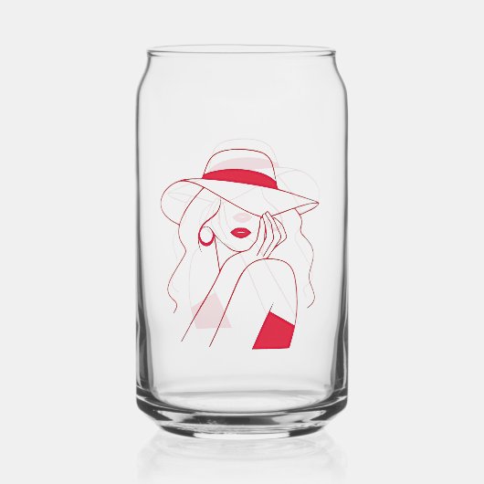 女性 ガラス缶 (正面)