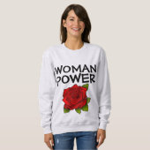 女性 ガールパワー Tシャツ (正面フル)