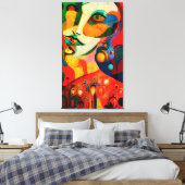 女性 キャンバスプリント (インサイチュ (寝室))