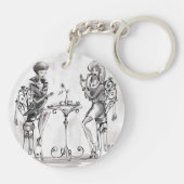 女性 キーホルダー (裏面)