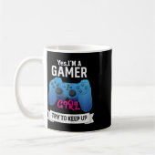 女性 ギャンブル ゲーム コーヒーマグカップ (左)