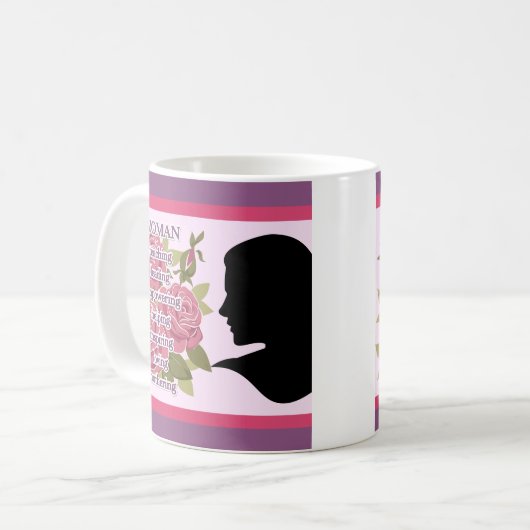 女性 コーヒーマグカップ (正面左)