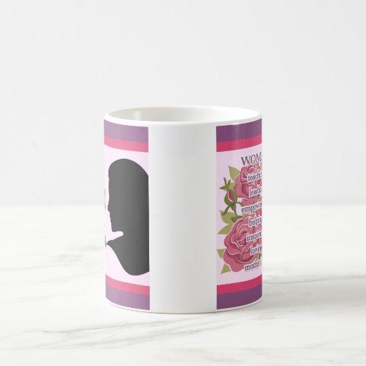 女性 コーヒーマグカップ (中央)